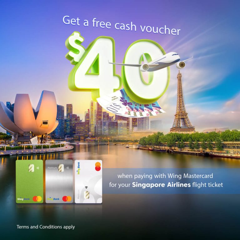 Book Early with Singapore Airlines and Enjoy a 40 Shopping Voucher